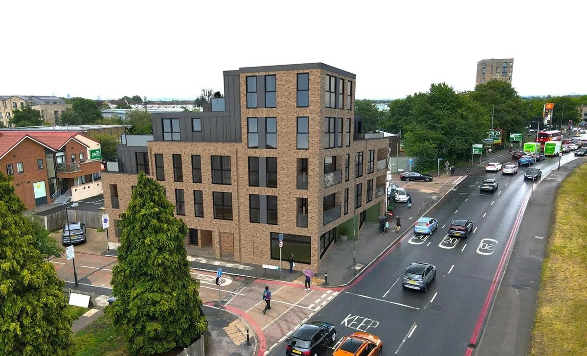 Christchurch Road, Colliers Wood — proposed CGI